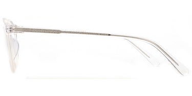 Men Urban Eyeglasses: Dawson - Crystal - SpecSMART Eye Clinic (Side View)